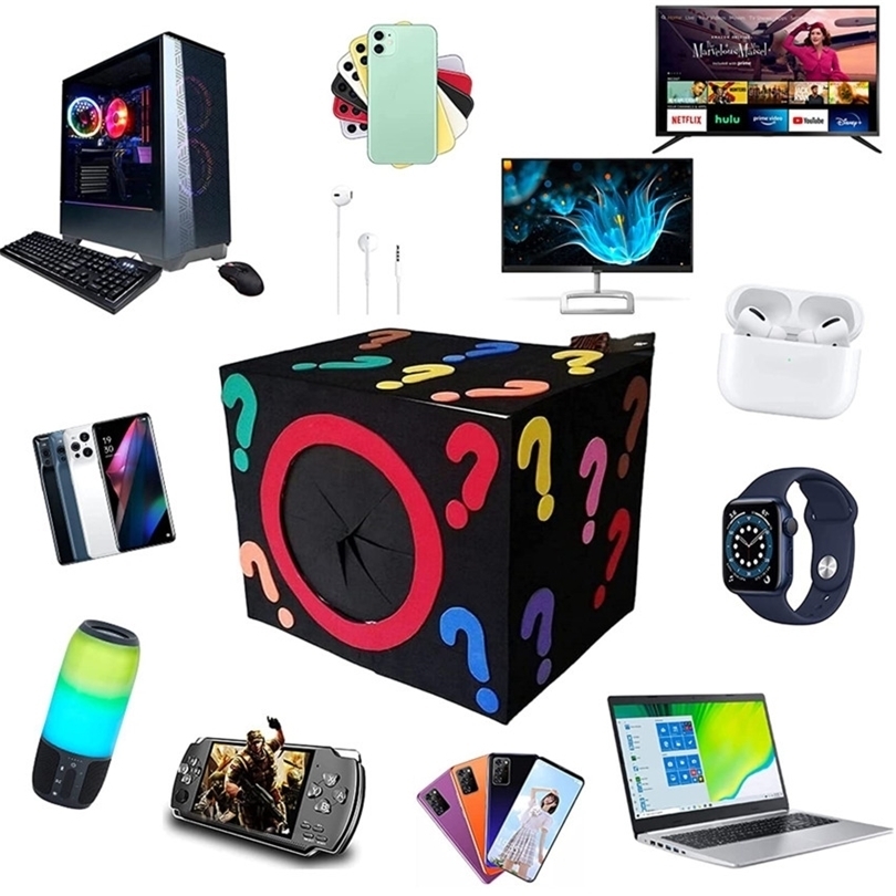 

Mystery Box Electronics, Boxes Random, Birthday Surprise favors , Lucky for Adults Gift, Such As Drones, Smart Watches-P