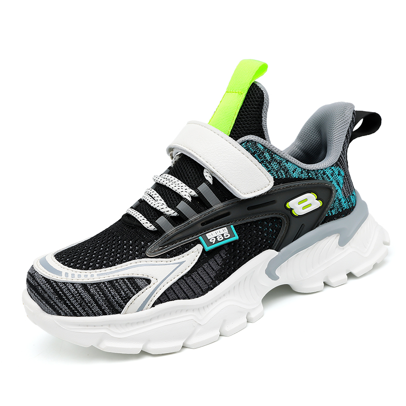 

2021 Spring Childrens Sneakers Fashion Casual Sports Shoes for Boys High Quality Running Kids Shoes Chaussure Enfant, Gray