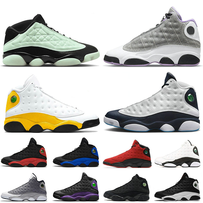 

Jumpman 13 13s Basketball Shoes Houndstooth Low Singles Day Red Flint Mens Trainers Hyper Royal Black Cat Reverse Bred Court Purple Playoffs Starfish Women Sneakers, Bubble package bag