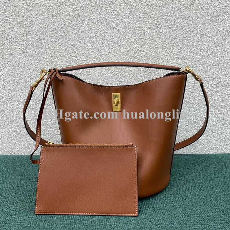 

High Quality Fashion Women Handbag woman bag bucket genuine leather purse shoulder bags handbags