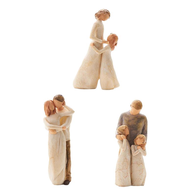 

Party Favor Nordic Style Love Family Resin Figure Figurine Ornaments Happy Time Home Decoration Crafts Furnishings