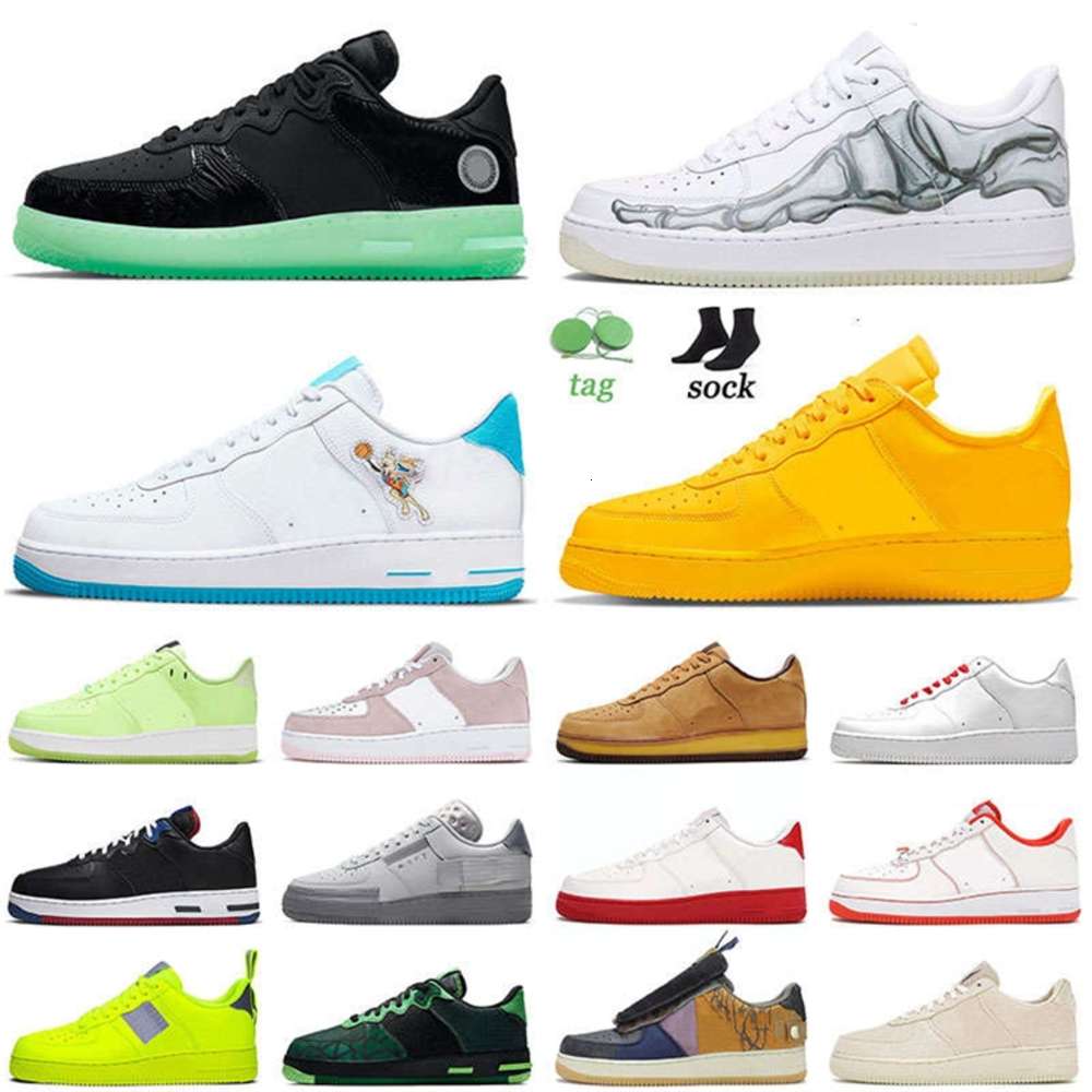 

Top Quality 2021 Dunk 1 Type Running Shoes Platform Low University Gold Hare White Mens Womens Dunks N.354 One Skate Trainers sneakerrun, D30 black 36-45