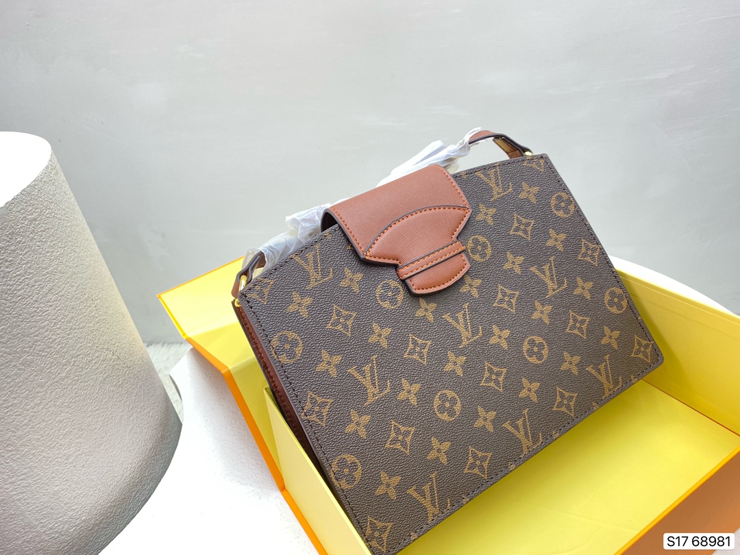 

Womens Louis Vuitton shopping bag totes purses Embossing Louis Vuiton bags minimalism flower Leopard Print High quality leather LV handbags, 26x20cm