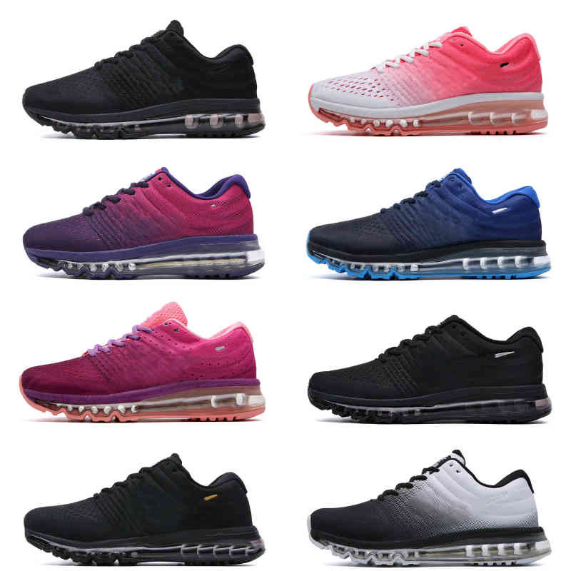 

Sale New High Quality Mens 2017 Casual Walking Running Sports Shoes Cheap Brand 2021 Man Women Fly Black White Red Blue Trainer Sneakers Q17