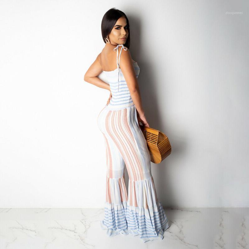 

Women' Jumpsuits & Rompers Women Sexy Sling Sleeveless Strap Wide Legs Bodycon Jumpsuit Romper Loose Trousers Clubwear Party, Purple