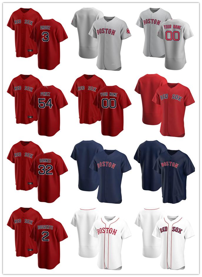 

Custom Mens women Youth Boston Red Sox 3 Jonathan Arauz 54 Martin Perez 32 Matt Barnes 2 Xander Bogaerts Baseball Jerseys, Blue;black
