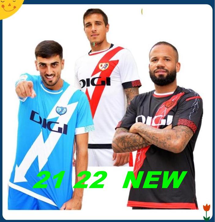 

21/22 Rayo Vallecano Soccer jerseys 2021 2022 camisetas chándal de fútbol Antoñín Andrés VALENTIN ISI BEBE MEN socks full sets football shirts Uniform, Black;yellow