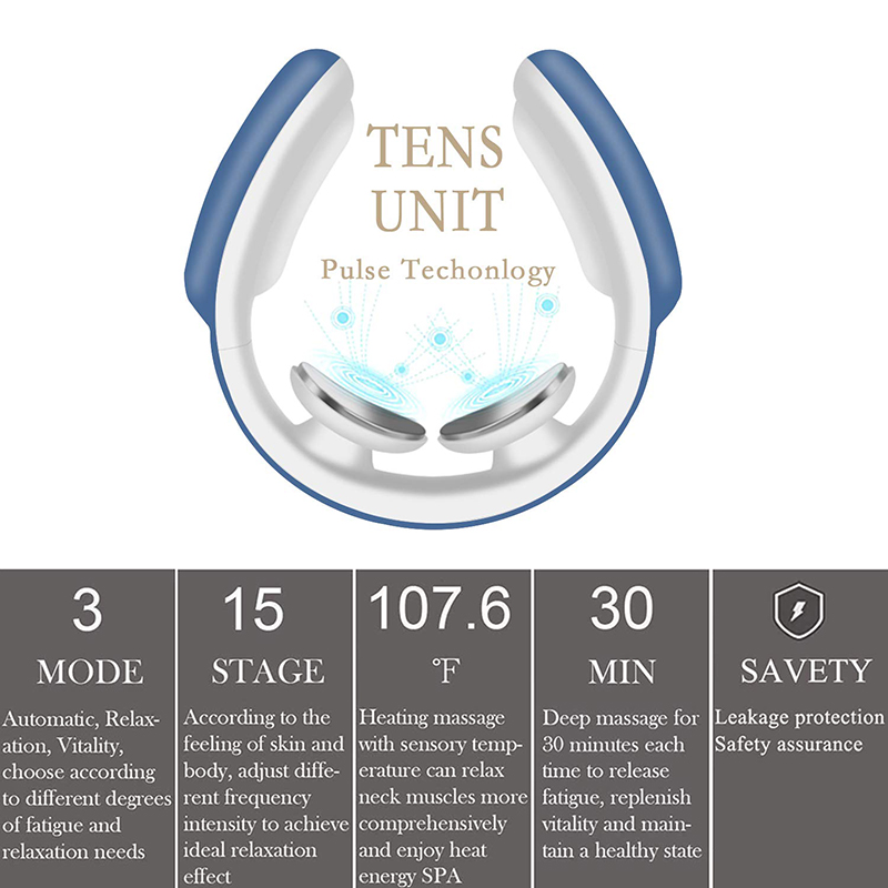 

New Remote Smart Neck Shoulder EMS Muscle Massager Trainer Relaxation Electric Pain Relief ToolCervical Vertebra Physiotherapy