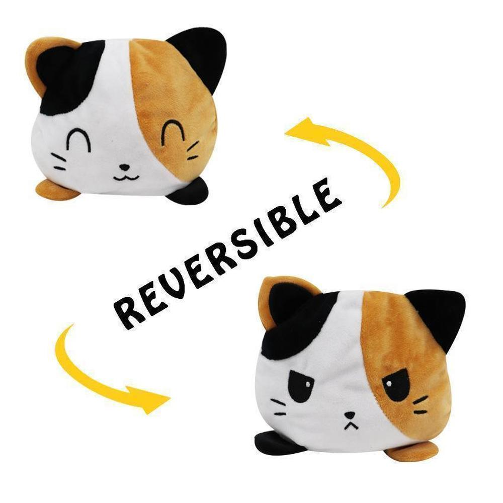 

24 Hours DHL Ship! Multi Reversible Flip Cat Animal Stuffed Doll Reversible Plush Toy Color Chapter Plush Doll Birthday Gift Child Toy