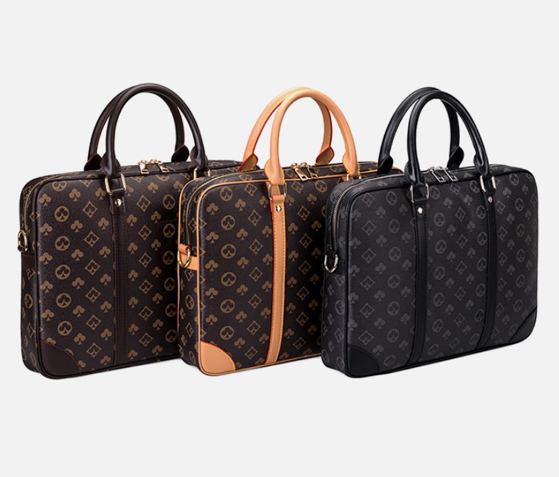 Men Shoulder Briefcase Leather Designer Handbag Business Laptop Messenger Duffel Bag Luggage Weekend Travel Bags Men Women Luggages Travels Backp-image-733418857