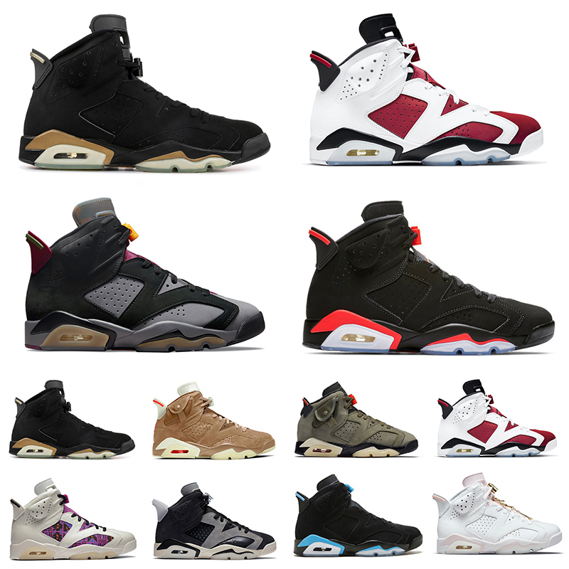 

2022 Jumpman 6 6s mens basketball shoes sneakers Bordeaux Black Infrared UNC Red Oreo Gold Hoops Electric Green DMP men outdoor trainers sports shoe Designer, Pay for box