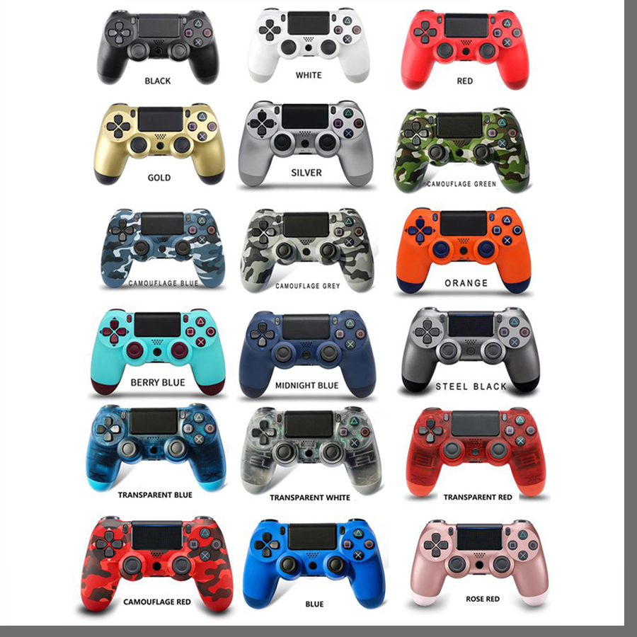 

Bluetooth Wireless Controller For PS4 Vibration Joystick Gamepad Game Handle Controllers Play Station Without Logo With Retail Box