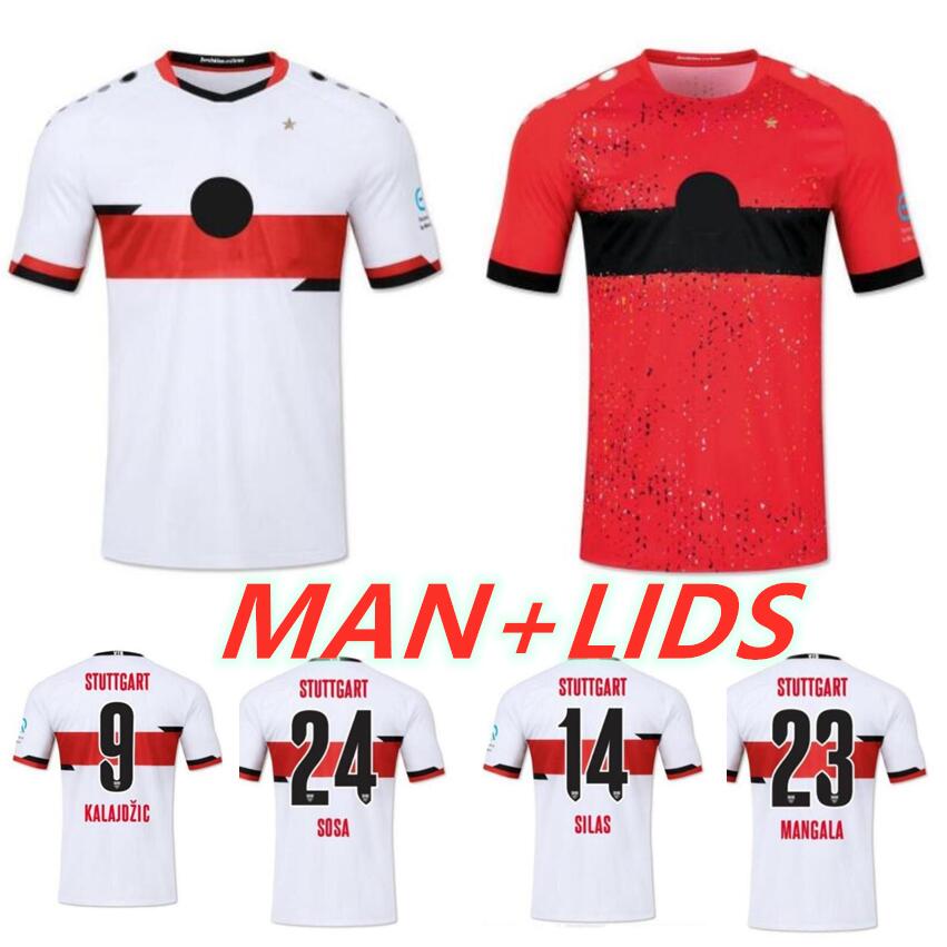 

VfB Stuttgart Soccer Jersey 2021 22 Home Away KALAJDZIC DIDAVI Maillots De Foot SILAS GONZALEA MANGALA Football Shirt Kit, 21/22