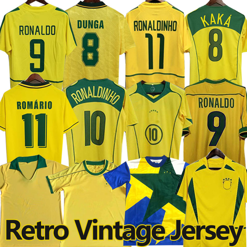 

Brasil retro soccer jerseys Ronaldo 1957 85 88 91 94 98 00 02 04 06 Ronaldinho KAKA R. CARLOS camisa de futebol BraziLS football shirt RIVALDO classic vintage Jersey, 2006 home