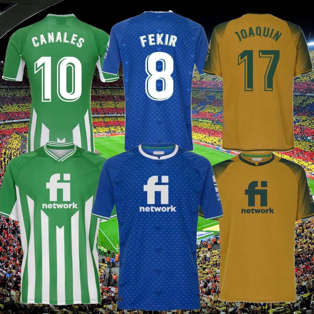 

MEN + KIDS 21 22 REAL Betis Soccer Jersey JOAQUIN Loren BOUDEBOUZ BARTRA Home Away 3rd 4th Training Suit Commemorative Edition Fekir 8, Adult kit sponsor