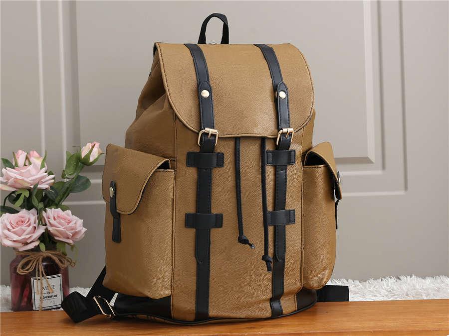 Christopher Backpacks Luxurys Designer School Bags Leather knapsack Men Women Schoolbag Satchel Backpack Bag