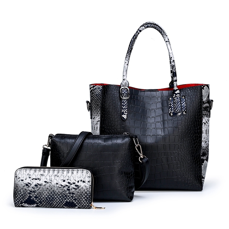 

2021 Private Label Ladies Hand Set 3 Pcs Bags Women Handbags Sets Tote Bag Purses