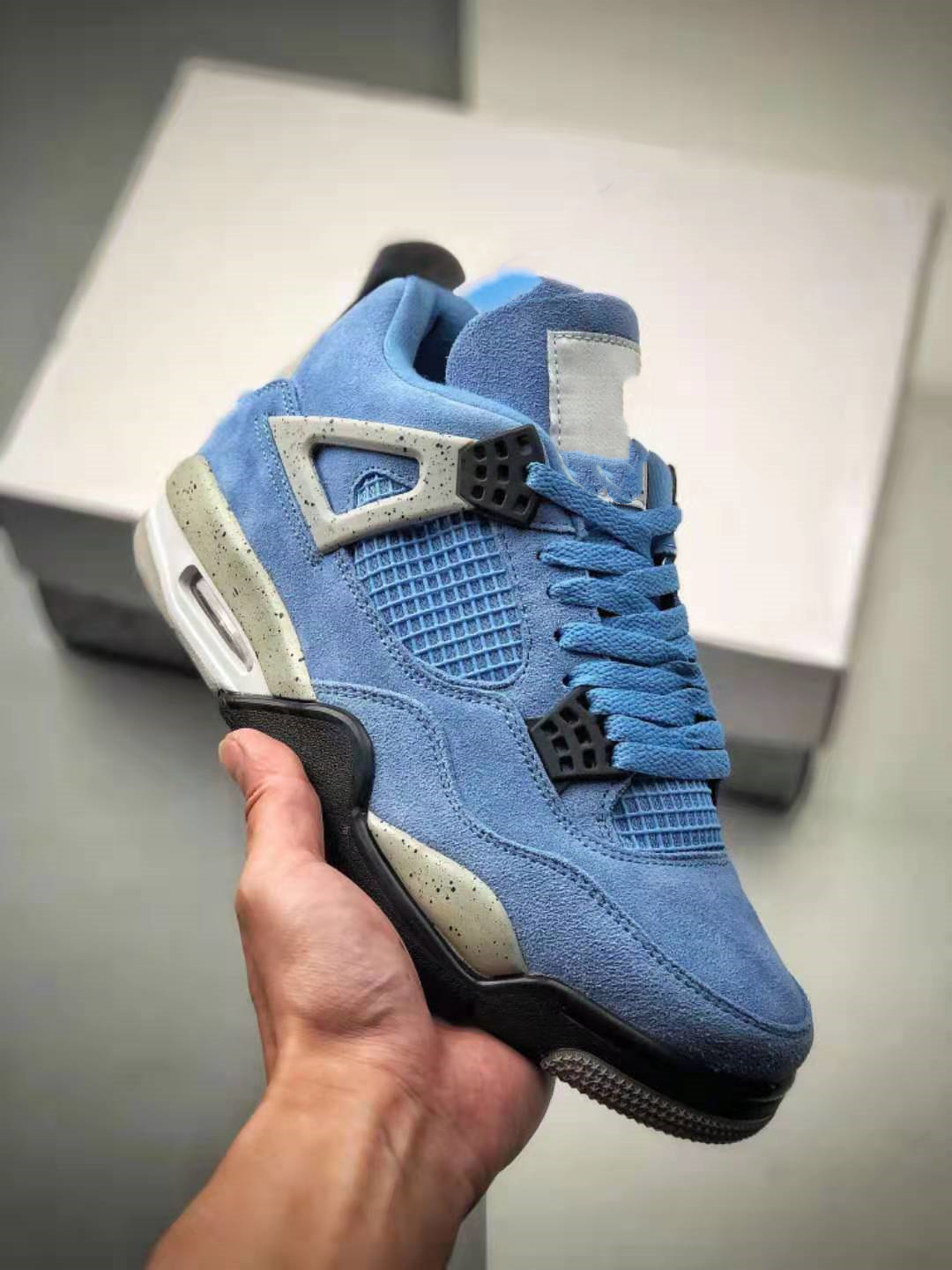 

Top Quality retro BLUE 4 Basketball Shoes Sports Trainer Sneaker Size40-46