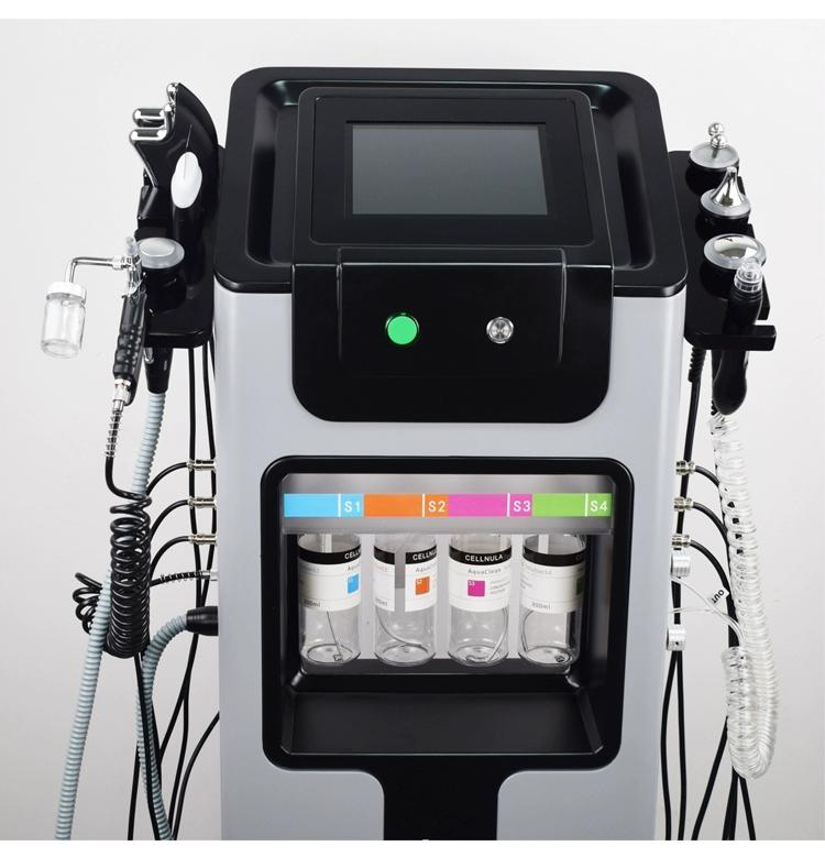 

2021 Hydrafacial Machine Facial Dermabrasion Skin Cleansing Hydrofacial Face Treatment Ultrasound RF Hydra Microdermabrasion Oxygen Gun