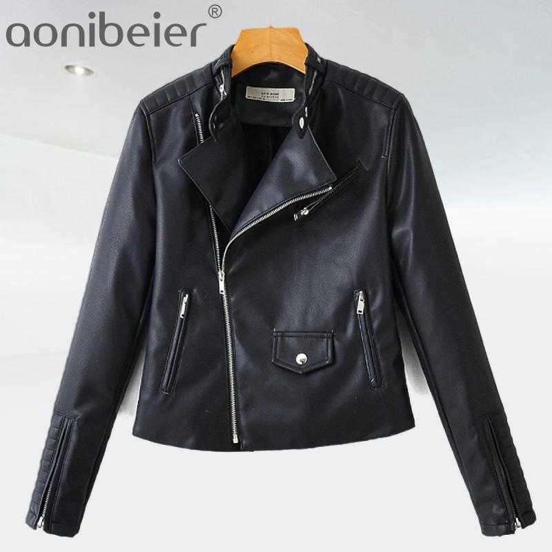 

Ly Varey Lin Faux Soft Leather Pu Jacket Women Rivet Zipper Slim Biker Coats Female Casual Black Green Outwear 210604, White