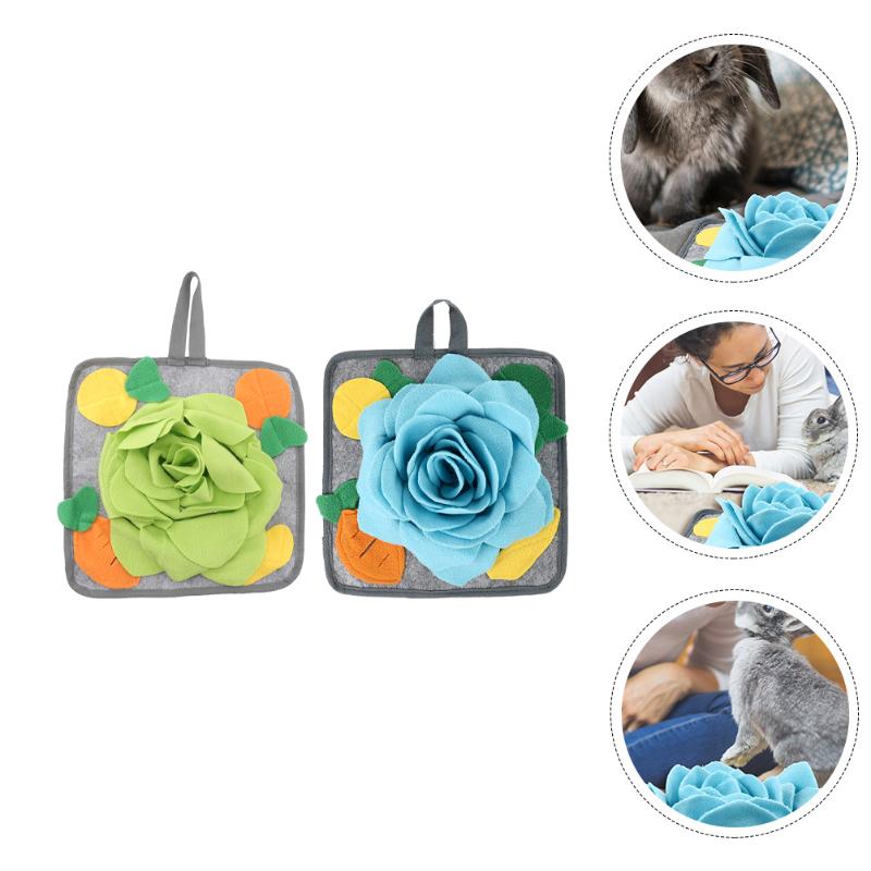 

Dog Car Seat Covers 2Pcs Foraging Sniffing Cushion Pet Diversion Slow Feeding Mat