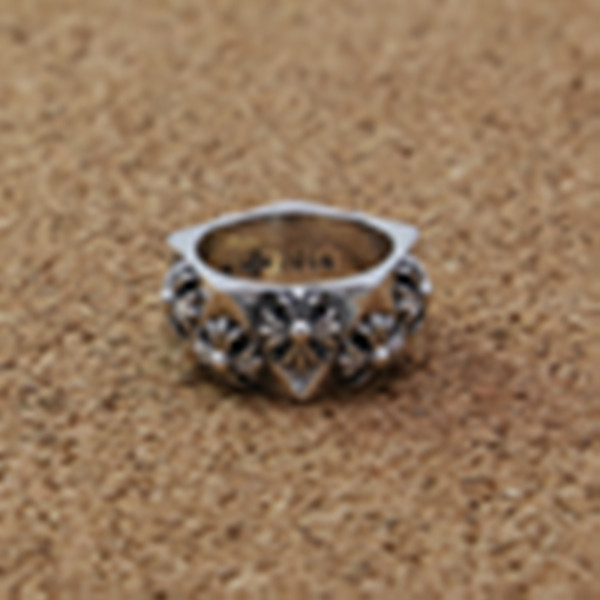 

925 sterling silver crosses cut band rings American Europe antique handmade designer punk hip-hop Luxury jewelry accessories