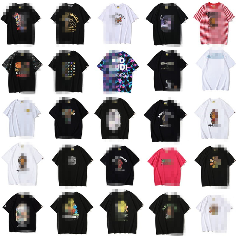 

2021 man camouflage T-shirt shark men's and women's cotton casual shirts, 20211720