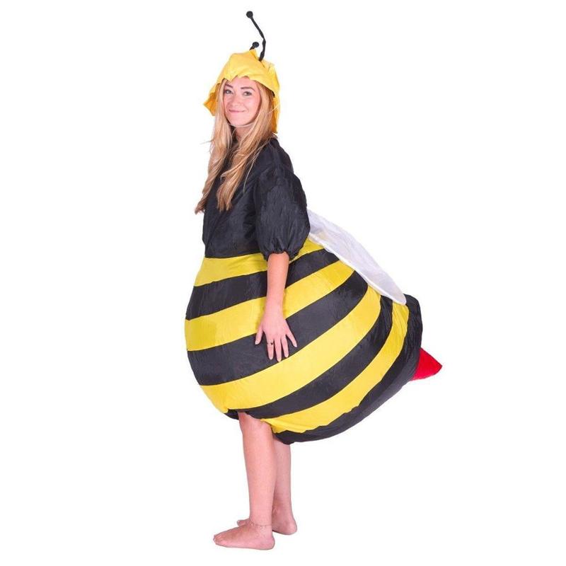 Mascot Costumesinflatiables Bumble Bee Costumes femmes hommes pour adultes Party Carnival Robe Bounwup Tenues Halloween Pourim Suits poule