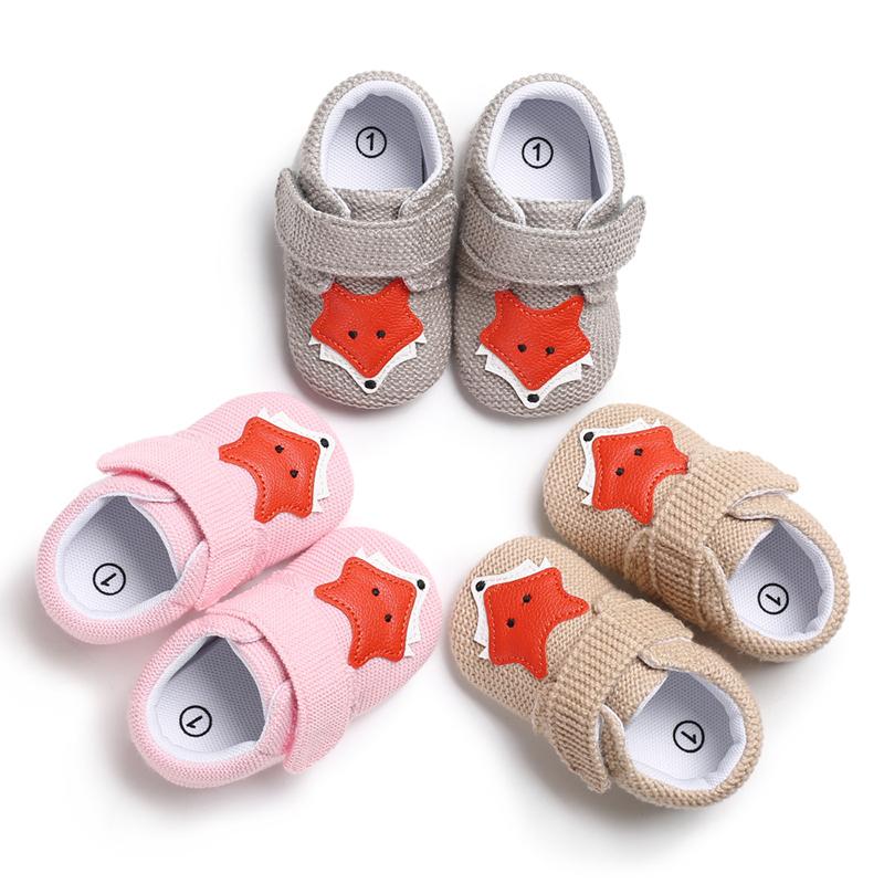 

First Walkers For Baby Boys And Girls 0-18 Months Borns Cute Cartoon Cotton Comfortable Walking Shoes