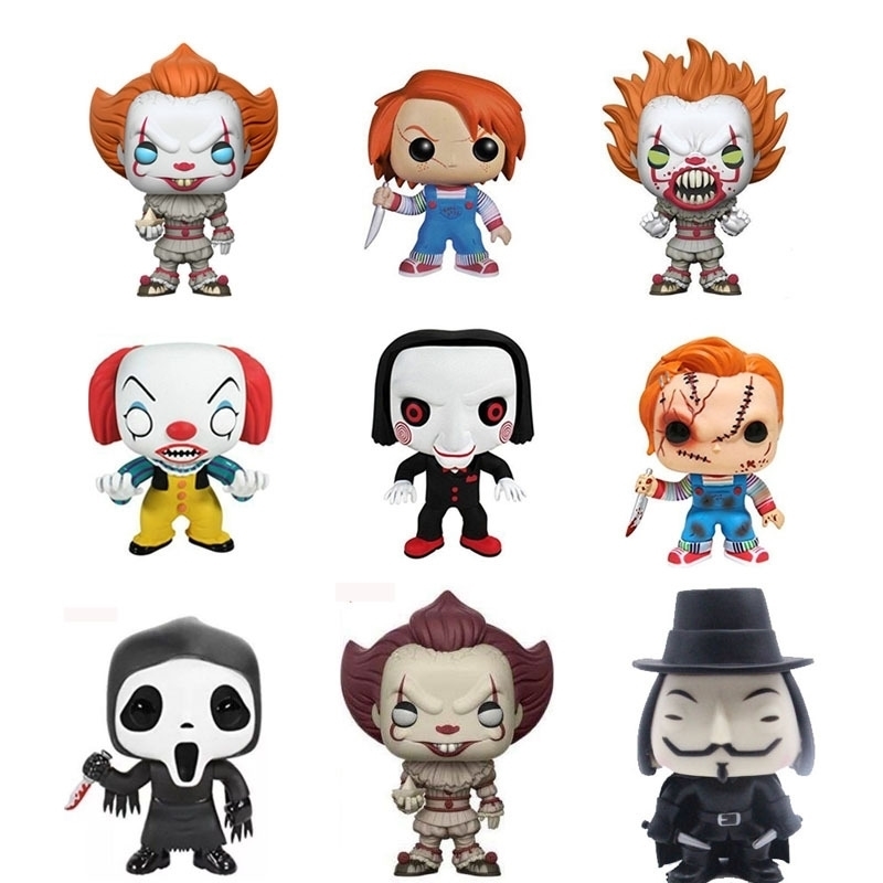 

Funko pop clown returns to the soul doll model decoration toy it ghost baby chainsaw startles qiaqi hand made1, Pop 55 clown comic