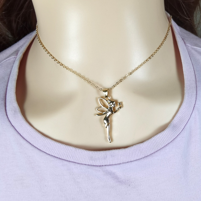 

Heavenly Angel Pendant Necklaces with Card Alloy Necklaces for Women Fashion Jewelry