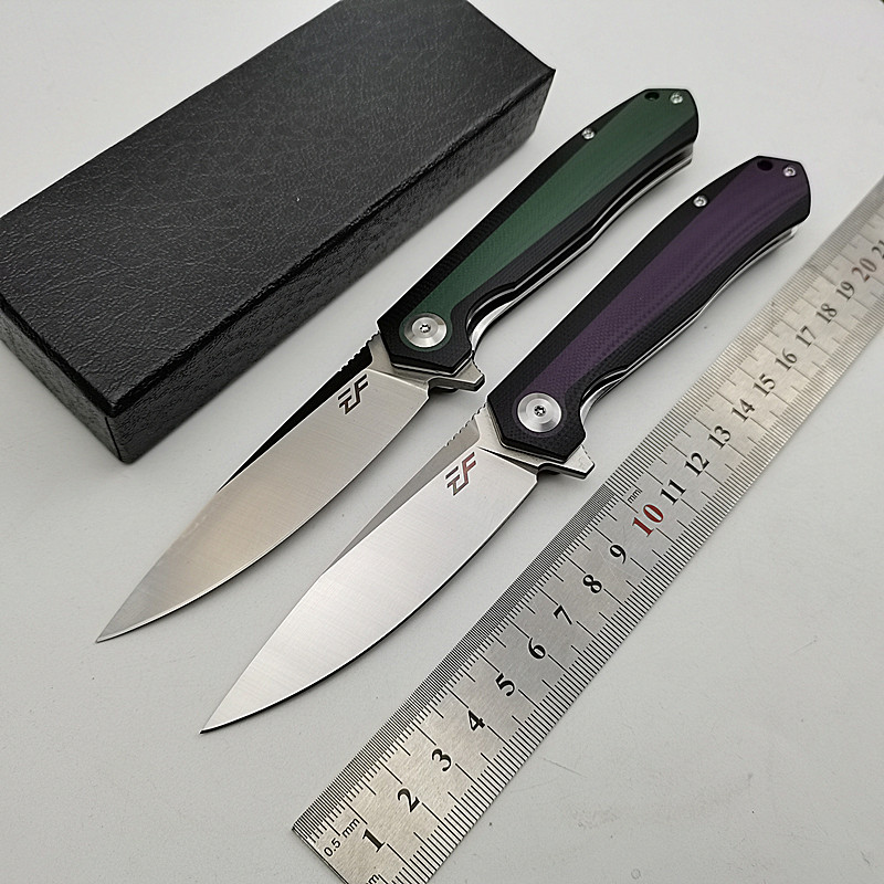 

Eafengrow EF964 ST103 Foding D2 bade tactica surviva camping pocket knives outdoor G10 hande rescue hunt kitchen EDC knife