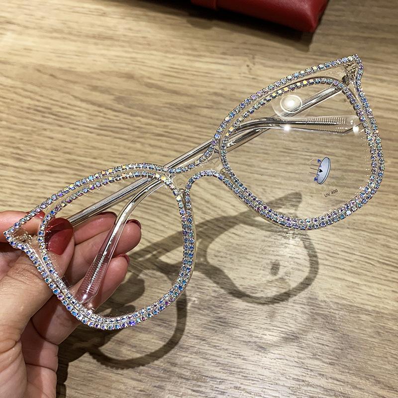 

Sunglasses Diamond Progressive Multifocal Lens Reading Glasses Women Presbyopia Hyperopia Bifocal Sun Pochromic Sunglass FML