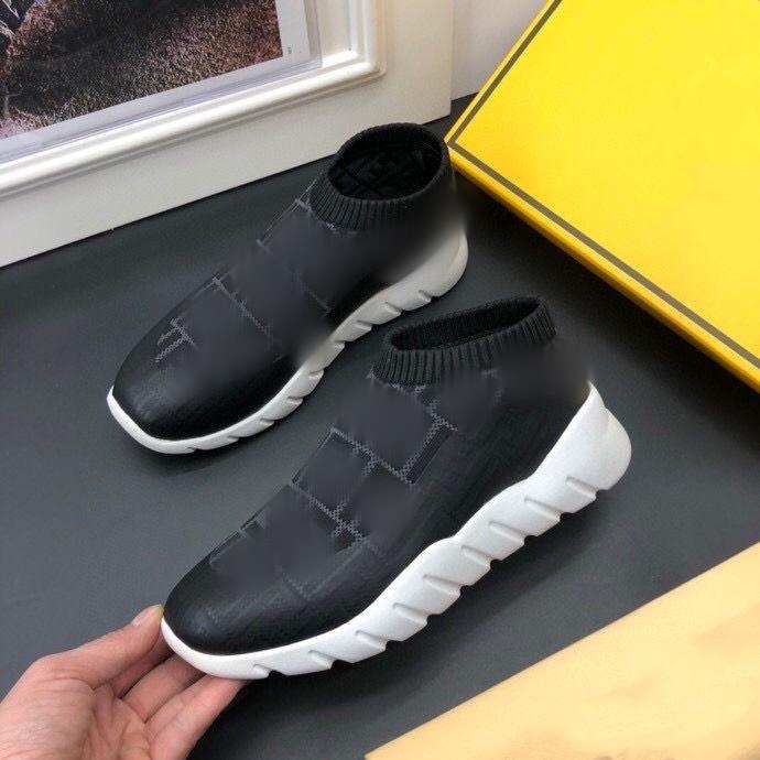 

Fashion men designer shoes letter printed slip on black brown streetwear Luxury Mens sneakers trainers sports shoe with original box