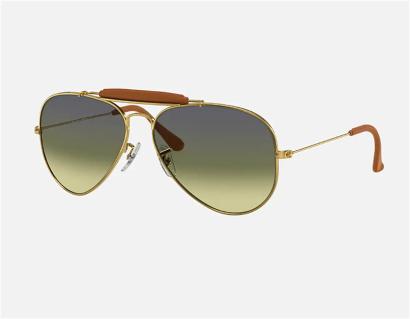 

Designer Aviator Classic Men's Sunglasses uv400 Outdoor man Comfortable Nose Pads Free Fast Delivery 3422