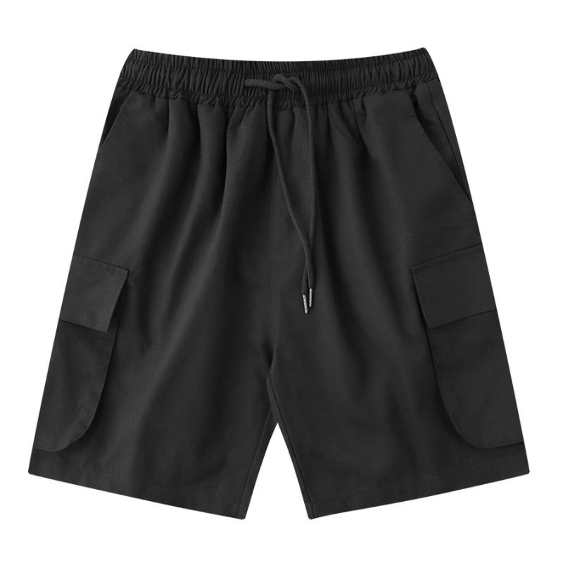 

Summer Camouflage Cargo Shorts Men Cotton Black Military Short Hombre Bermuda Masculina Clothes 2021 Elastic Waist CC50DK001 Men's