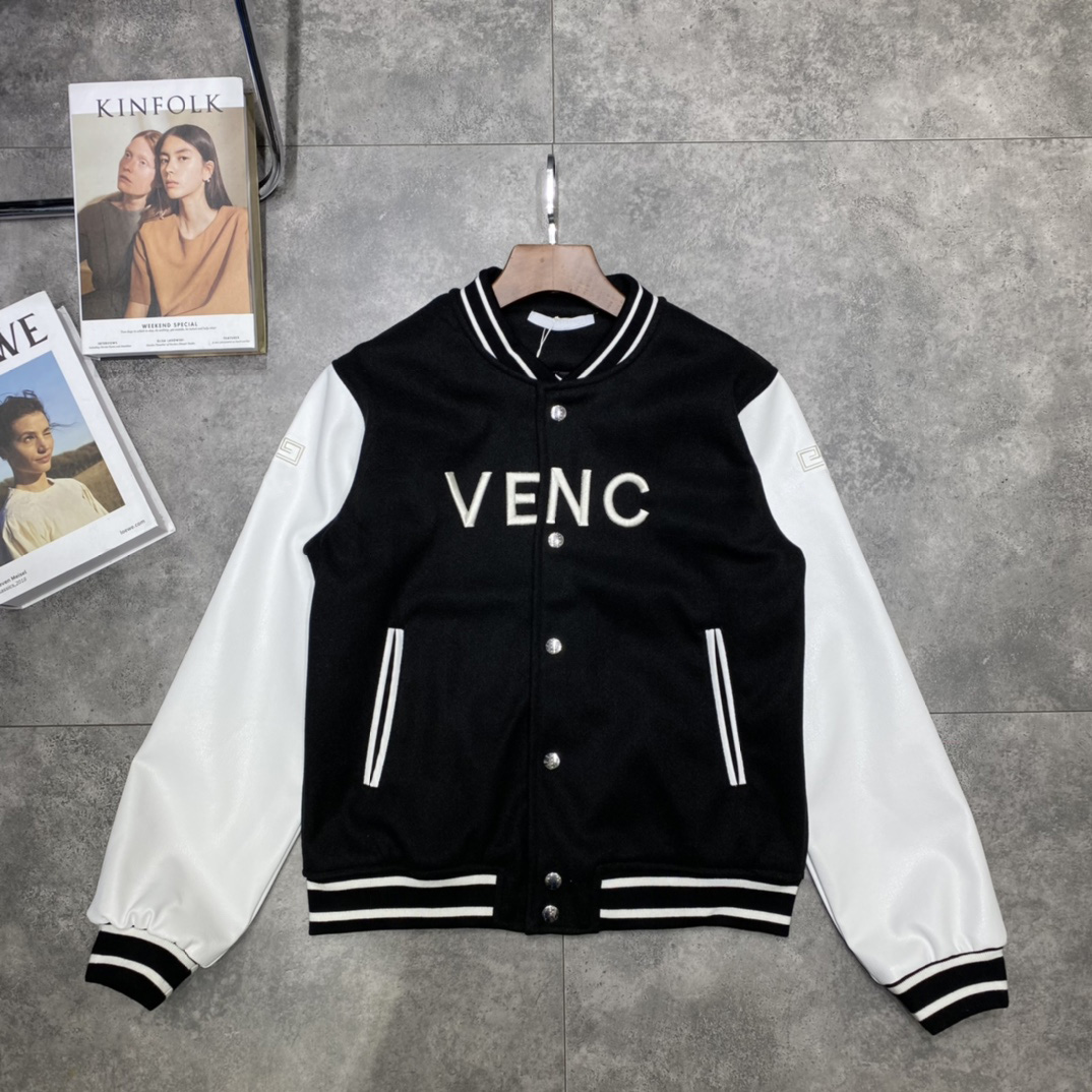 

21ss mens women designers Jackets Woolen cloth Chest embroidery G letter clothes streetwear Coats Outerwear Hooded men Clothing Cotton black S-XL