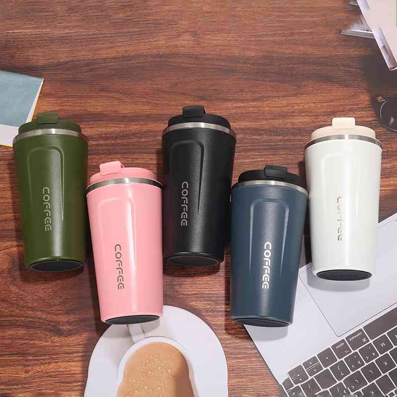 

Straight insulation 304 stainless steel coffee vacuum office Cup creative outdoor leisure car cup