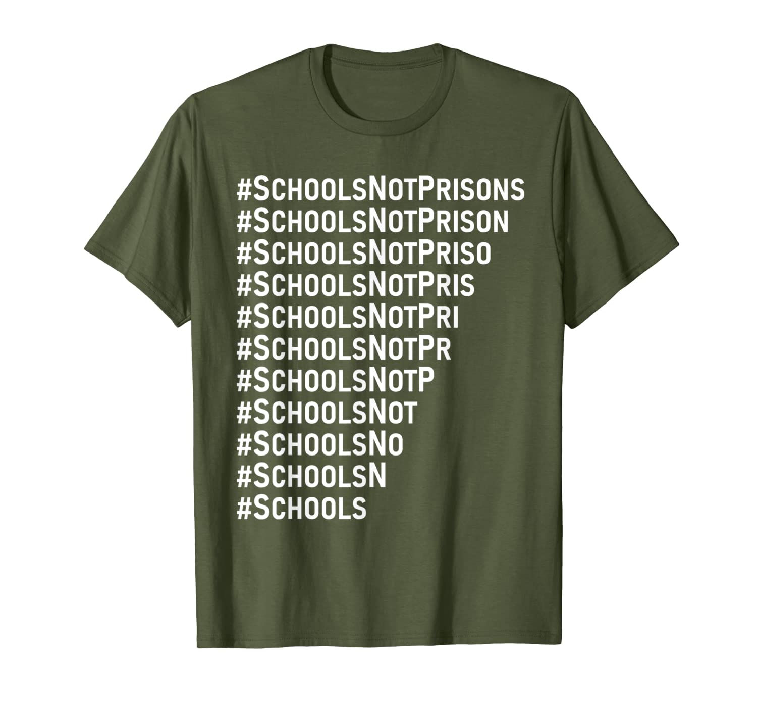 Schools not prisons funny Back to school Tshirt-image-703593346