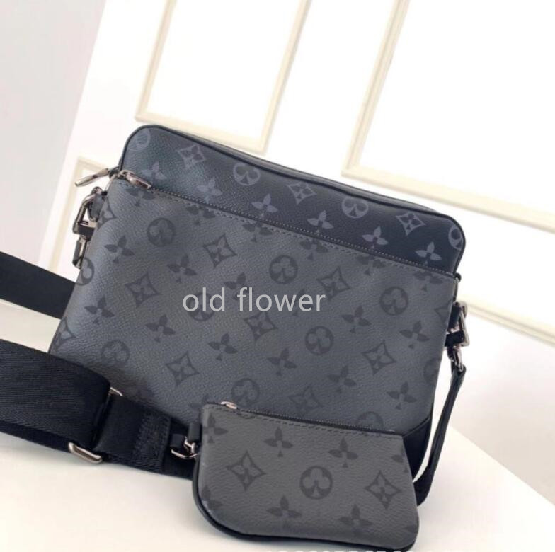 

0087 Luxurys Designers Bags Messenger small postman bag slanting suitable for the fashionable choice of daily life, Black;red