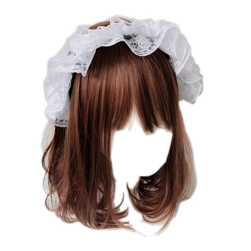 

Other Event & Party Supplies Women Mesh Ruffles Lace Headdress Lovely Multilayer Headband Maid Anime Cosplay Gothic Novelty Hair Hoop Props