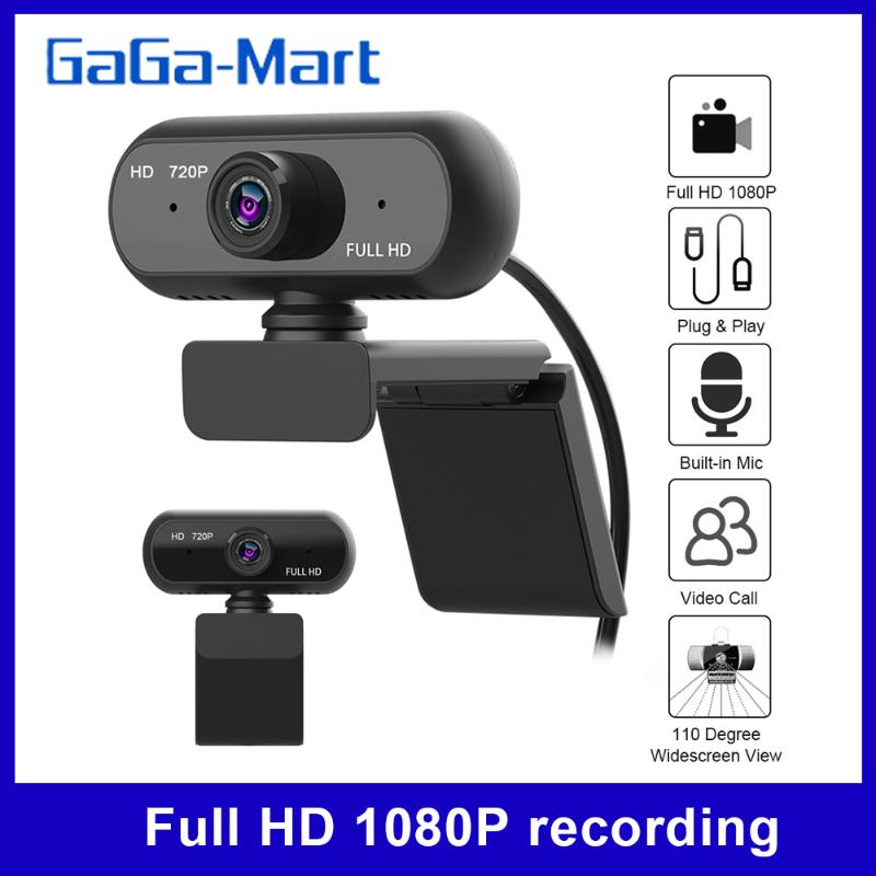 

Webcams USB2.0 Drive-Free Full HD 1080P Wide Angle USB Webcam With Mic Web Cam Laptop Online Conference Live Video Calling Cameras