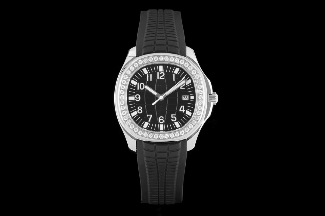 

Mens Watches 8215 Movement Calendar Window Rubber Watchband Pin Buckle High Reinforced Glass Mirror Luxury watch, 01