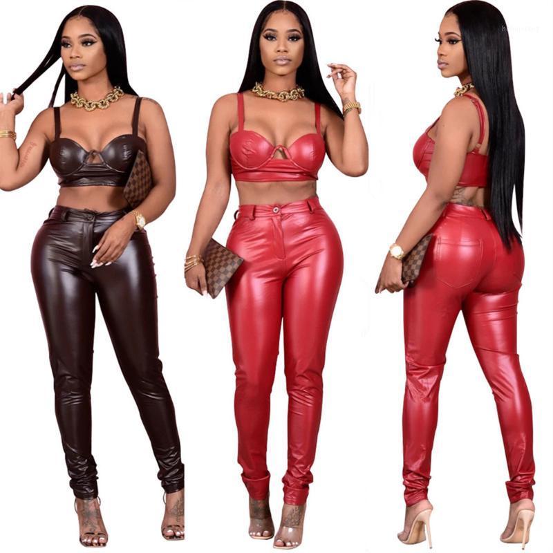 Brown Faux Leather Pants Australia 