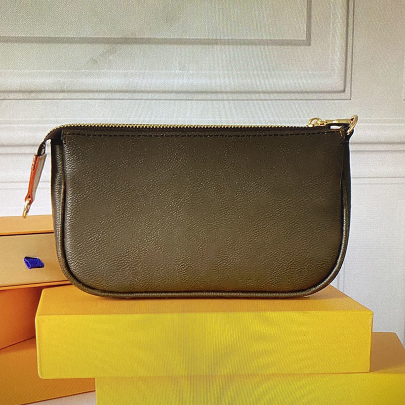 

Bag M40712 POCHETTE ACCESSOIRES shoulder for women designers luxurys handbags leather canvas bags brands purses female, Black