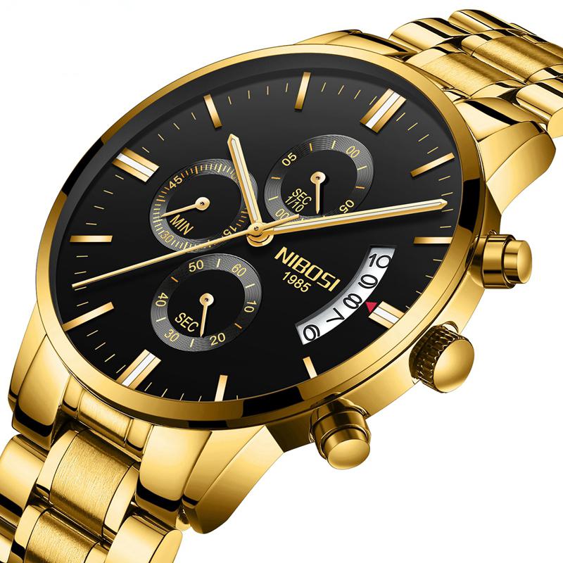

Wristwatches Drop Men Luxury Top Brand Men's Fashion Casual Dress Watch Military Quartz, As picture