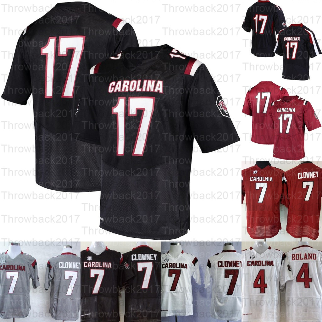 

Custom South Carolina Gamecock College Football Jerseys Jones Jaycee Horn T.J. Brunson Deebo Samuel Shaq Roland Clowney Shaw Bentley Lattimore Davis Joyner, Grey