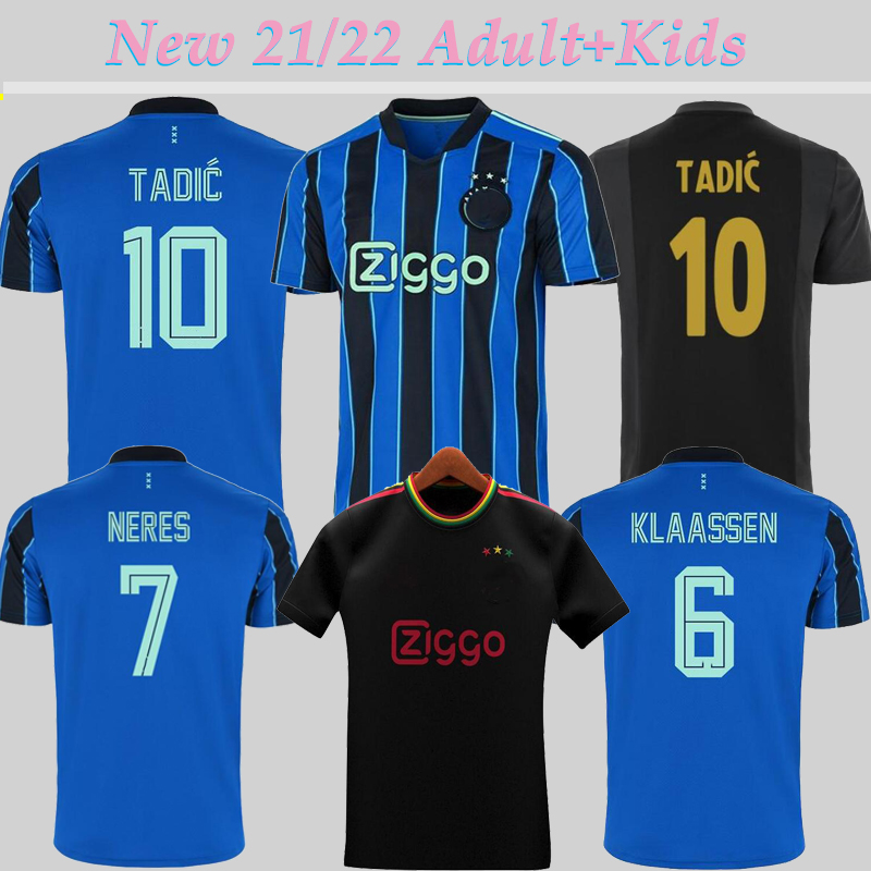 

2021/22 AJ AX FC home away 3rd soccer jersey TADIC PROMES NERES TAGLIAFICO HUNTELAAR CRUYFF 21 22 men kids kit football shirt uniforms Maillot De Foot, 50th