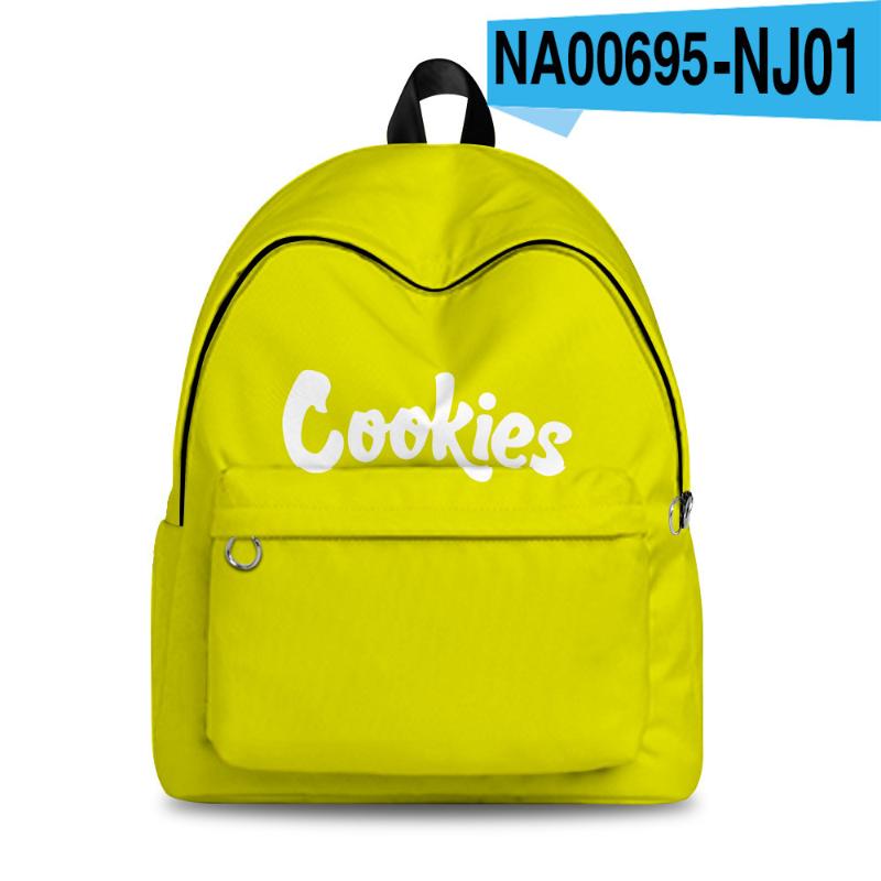 

Backpack Classic Creative Shoulder Backpacks Students School Bags Cookies 3D Printed Oxford Waterproof Boys Girls Travel