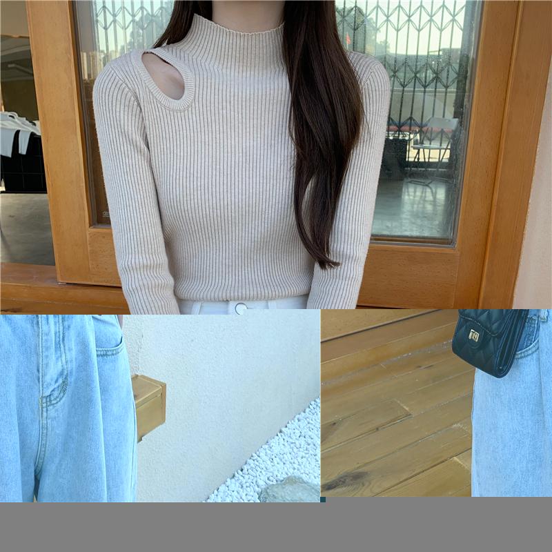 

Women's Sweaters Basic Turtleneck Slim Sweater Pullover Women Autumn Winter Casual Long Sleeve For Female Chic Jumpers Top, Green